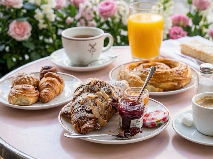 French and English Brunch Table Ideas